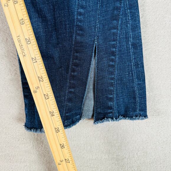 Liverpool Jeans Women 2/26 Columbia Blue Double Fray Hem Liv Non Skinny Skinny - Picture 14 of 14